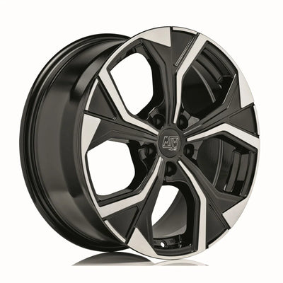 Alu kola MSW 43 7x19 5x108 ET38 Gloss Black Full Polished | Wheelsup.cz