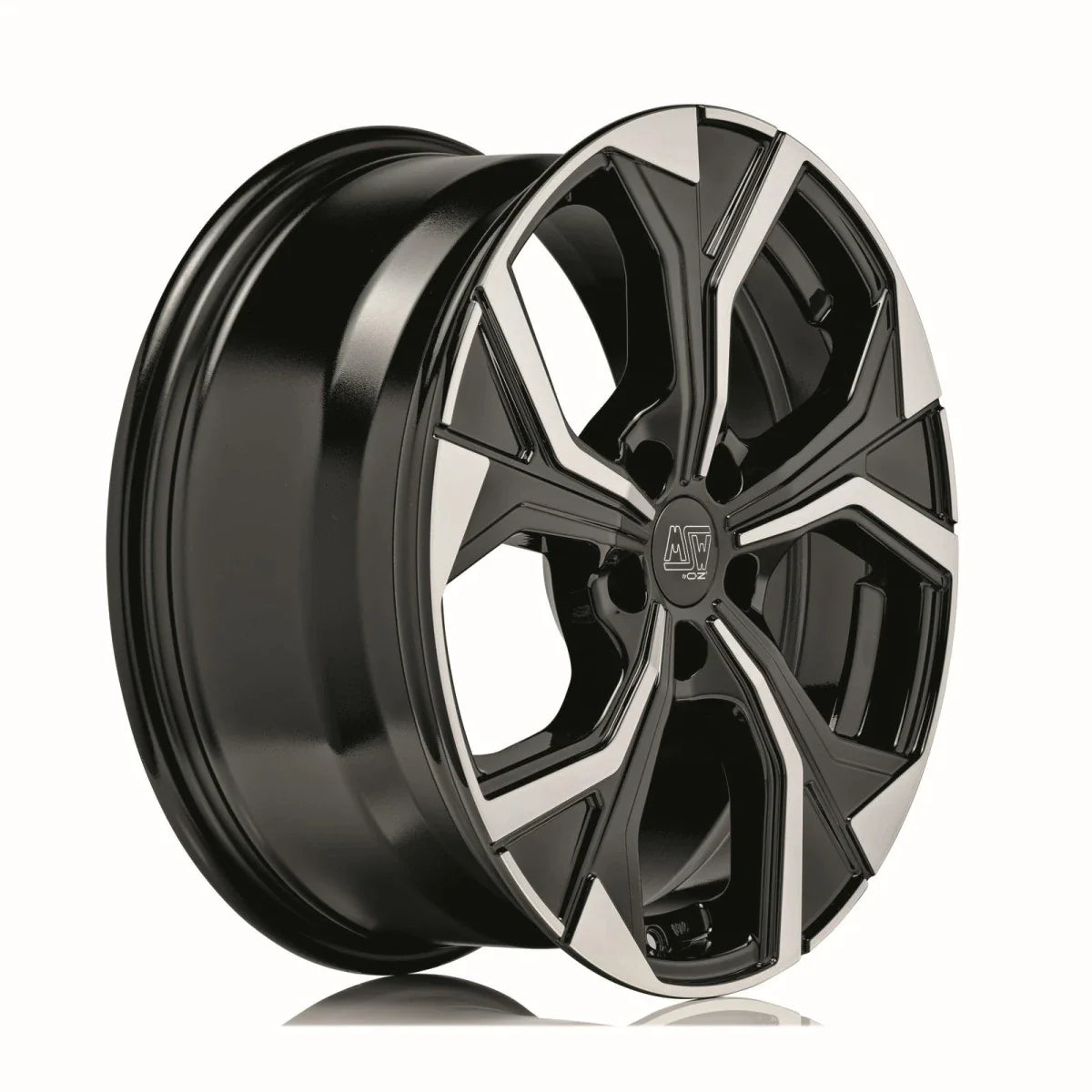 Alu kola MSW 43 8.5x20 5x112 ET45 Gloss Black Full Polished