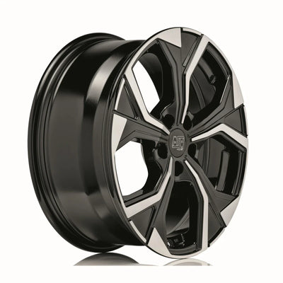 Alu kola MSW 43 7x19 5x112 ET34 Gloss Black Full Polished | Wheelsup.cz