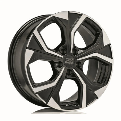 Alu kola MSW 43 7x19 5x112 ET34 Gloss Black Full Polished | Wheelsup.cz