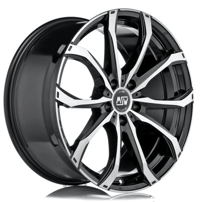 Alu kola MSW 48 6.5x20 5x114.3 ET33 Gloss Black Full Polished | Wheelsup.cz