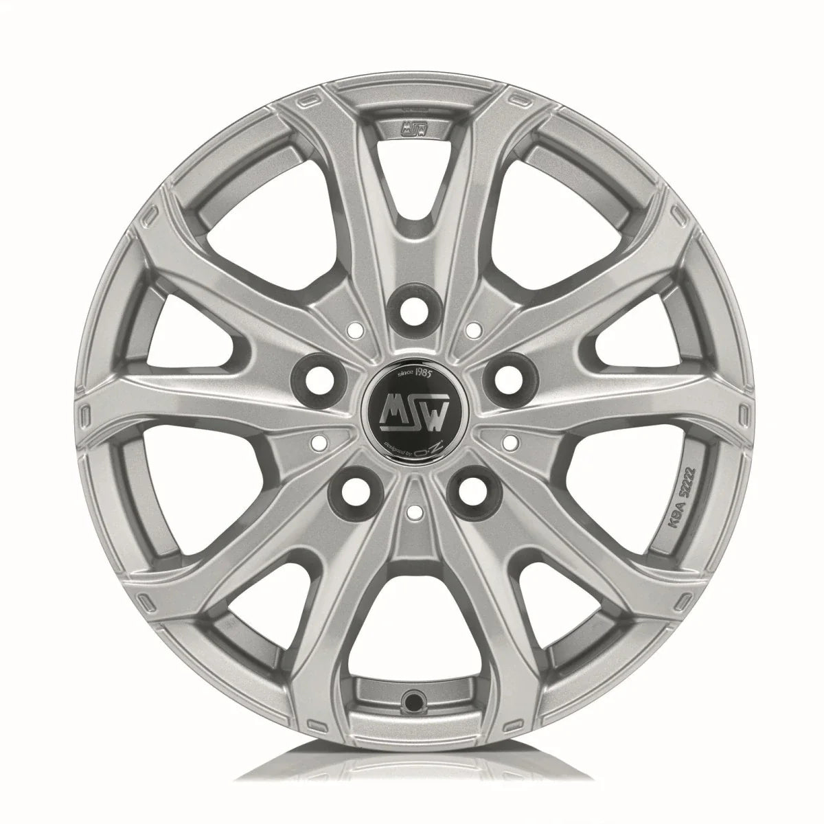 Alu kola MSW 48 VAN 6.5x16 5x120 ET60 Full Silver