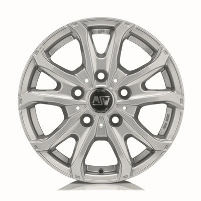 Alu kola MSW 48 VAN 7x17 5x130 ET66 Full Silver | Wheelsup.cz