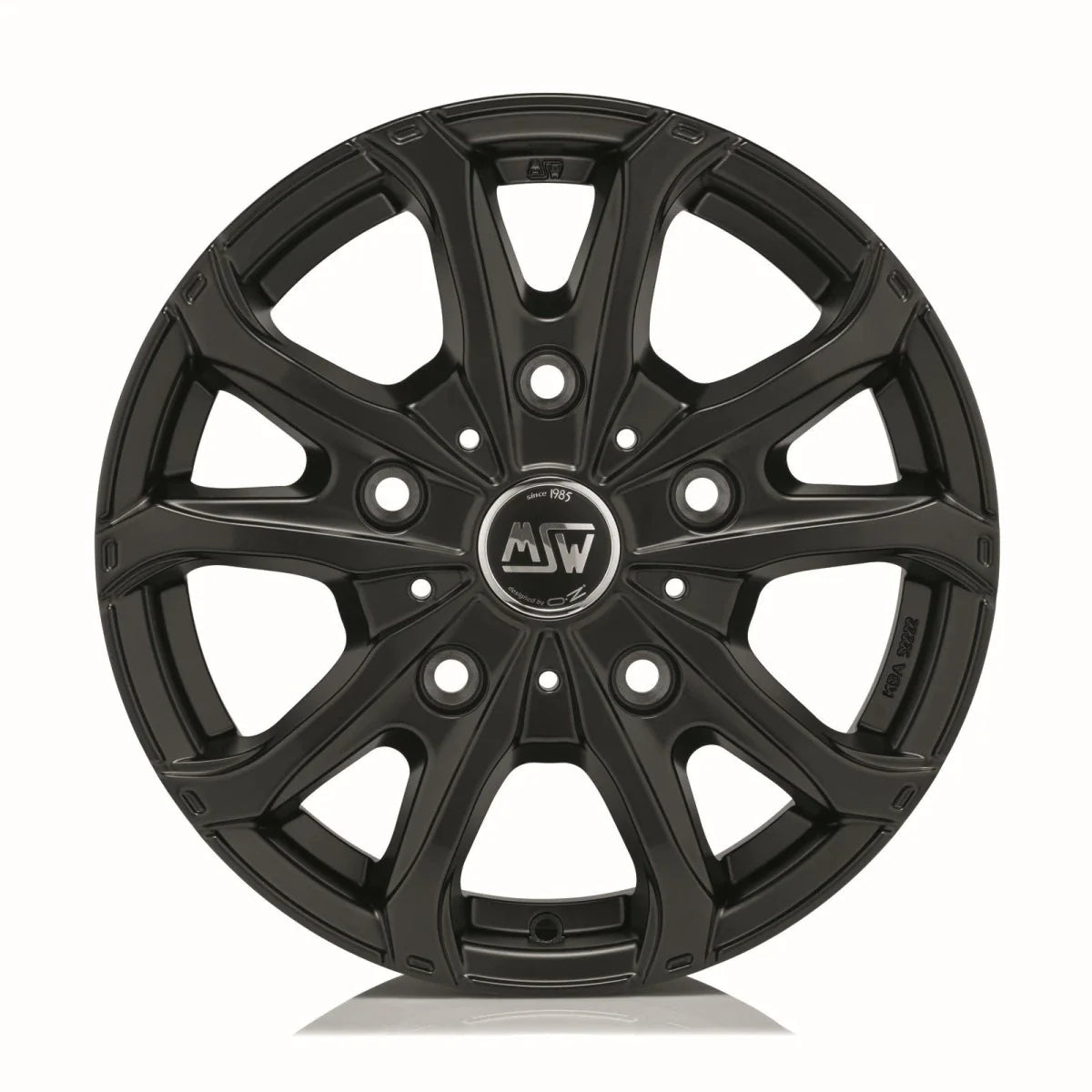 Alu kola MSW 48 VAN 7.5x18 5x118 ET53 Matt Black