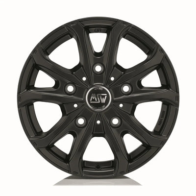Alu kola MSW 48 VAN 7x17 5x160 ET55 Matt Black | Wheelsup.cz
