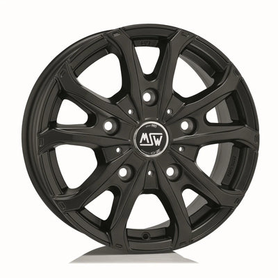 Alu kola MSW 48 VAN 6.5x16 5x130 ET55 Matt Black | Wheelsup.cz