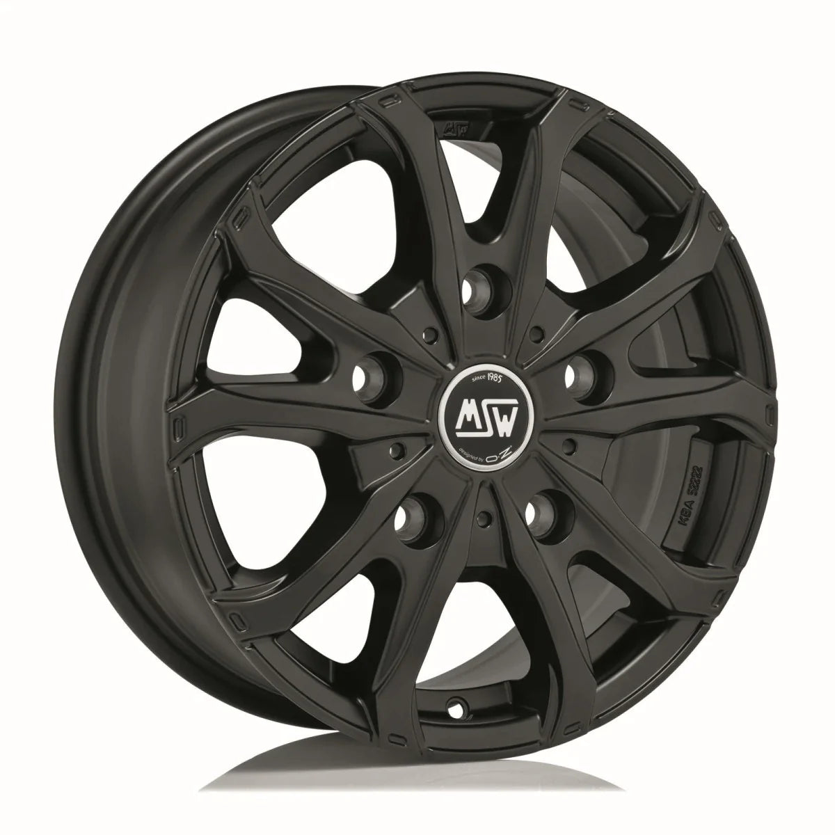 Alu kola MSW 48 VAN 7.5x18 5x118 ET53 Matt Black