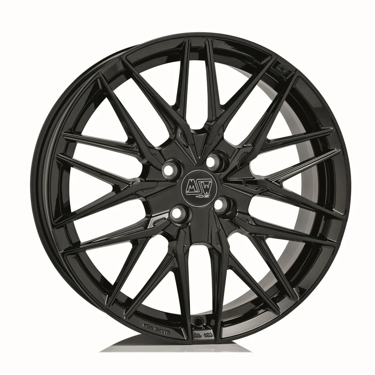 Alu kola MSW 50-4 7.5x18 4x108 ET25 Gloss Black