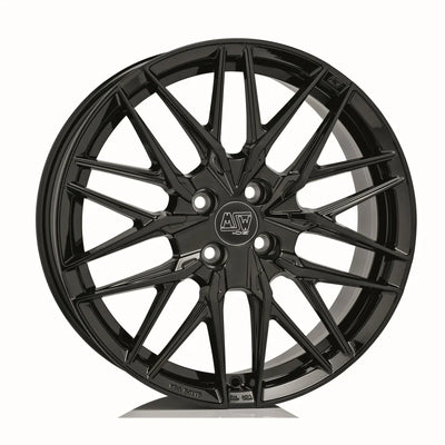 Alu kola MSW 50-4 7.5x18 4x108 ET32 Gloss Black | Wheelsup.cz