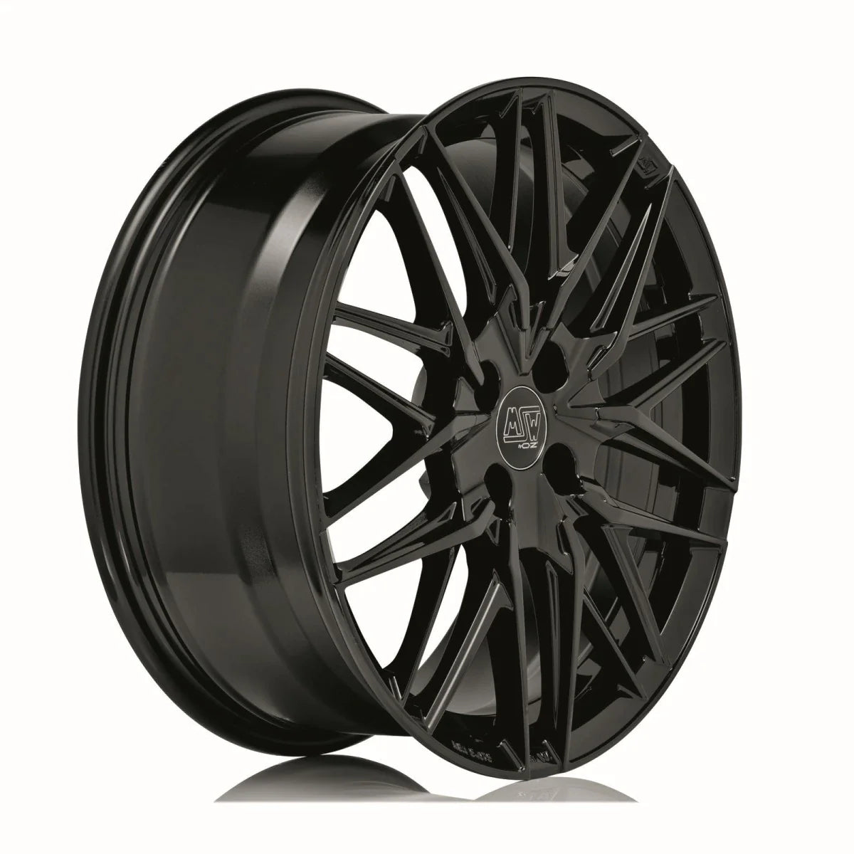 Alu kola MSW 50-4 7.5x18 4x108 ET20 Gloss Black