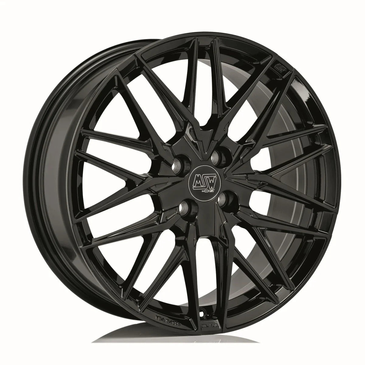 Alu kola MSW 50-4 7.5x18 4x108 ET20 Gloss Black