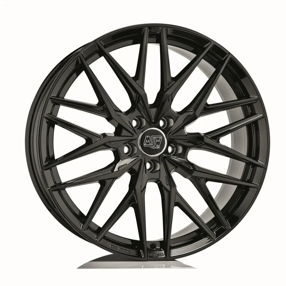 Alu kola MSW 50 10x22 5x130 ET36 Gloss Black