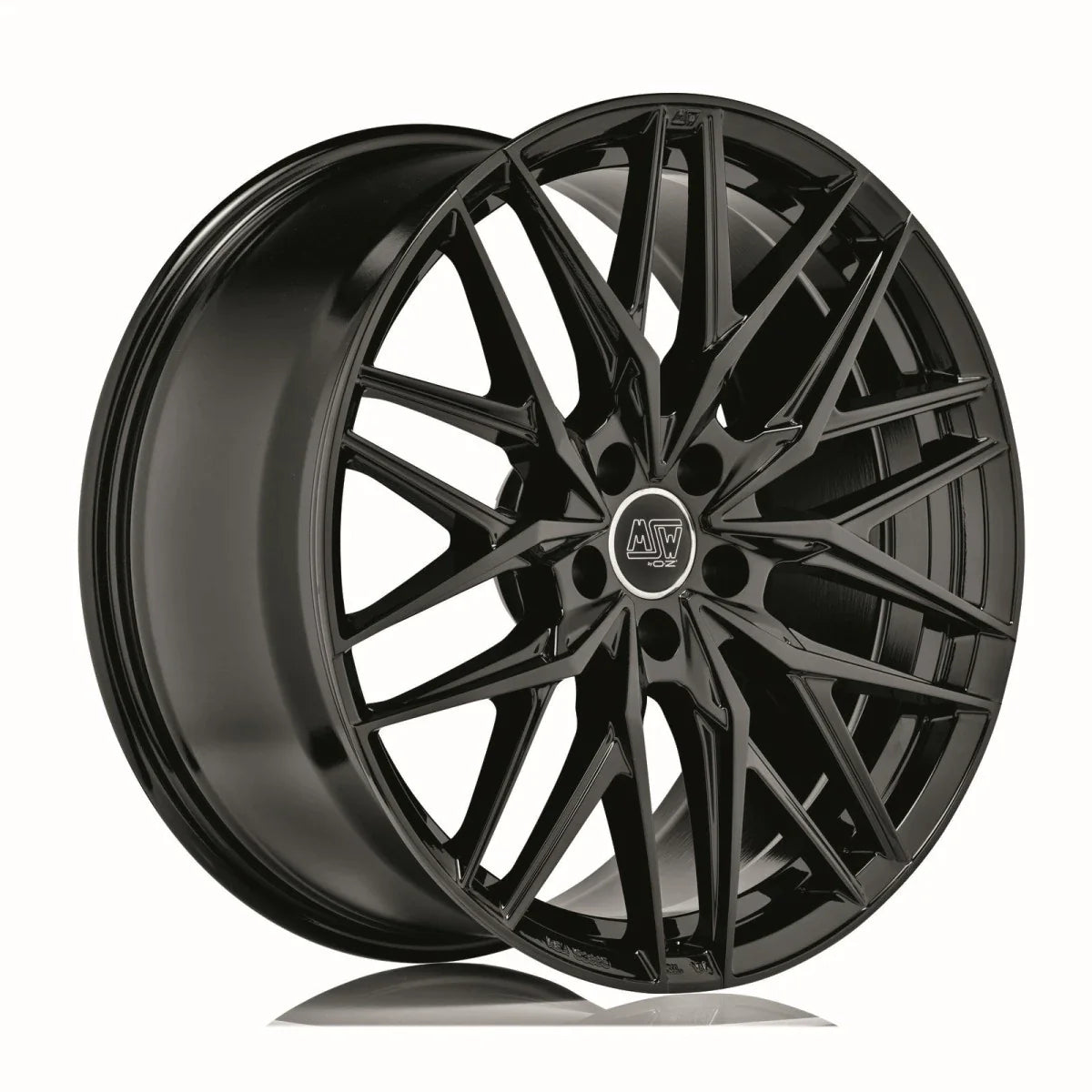 Alu kola MSW 50 10x22 5x130 ET36 Gloss Black