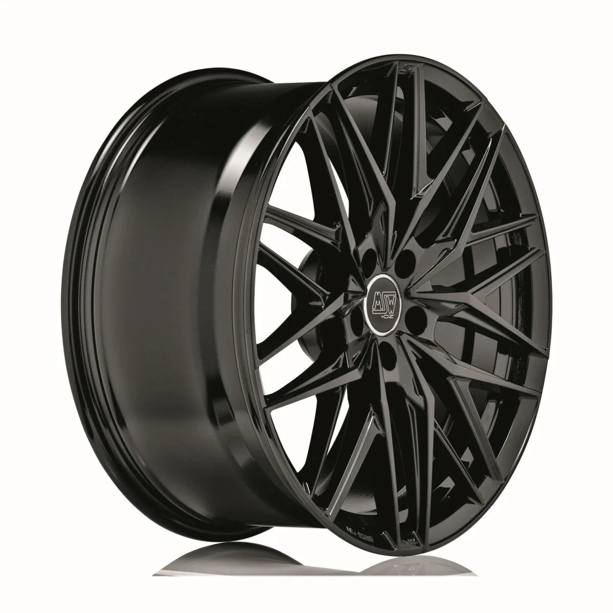 Alu kola MSW 50-4 7.5x18 4x100 ET35 Gloss Black