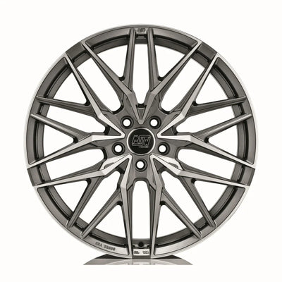 Alu kola MSW 50 8.5x20 5x108 ET40 Matt Gun Metal Full Polished (Mgmfp) | Wheelsup.cz