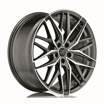 Alu kola MSW 50 10x21 5x112 ET50 Matt Gun Metal Full Polished (Mgmfp) | Wheelsup.cz