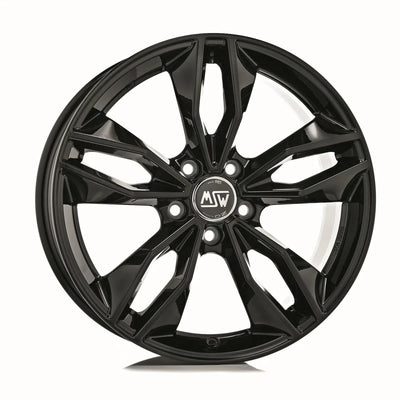 Alu kola MSW 71 8.5x19 5x112 ET44 Gloss Black | Wheelsup.cz