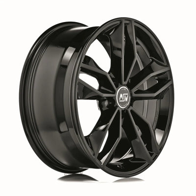 Alu kola MSW 71 8.5x19 5x112 ET50 Gloss Black | Wheelsup.cz