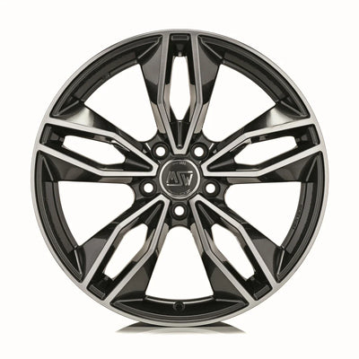 Alu kola MSW 71 8.5x19 5x114.3 ET35 Gloss Dark Grey Full Polished | Wheelsup.cz