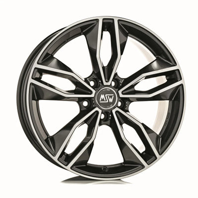 Alu kola MSW 71 8.5x19 5x114.3 ET35 Gloss Dark Grey Full Polished | Wheelsup.cz