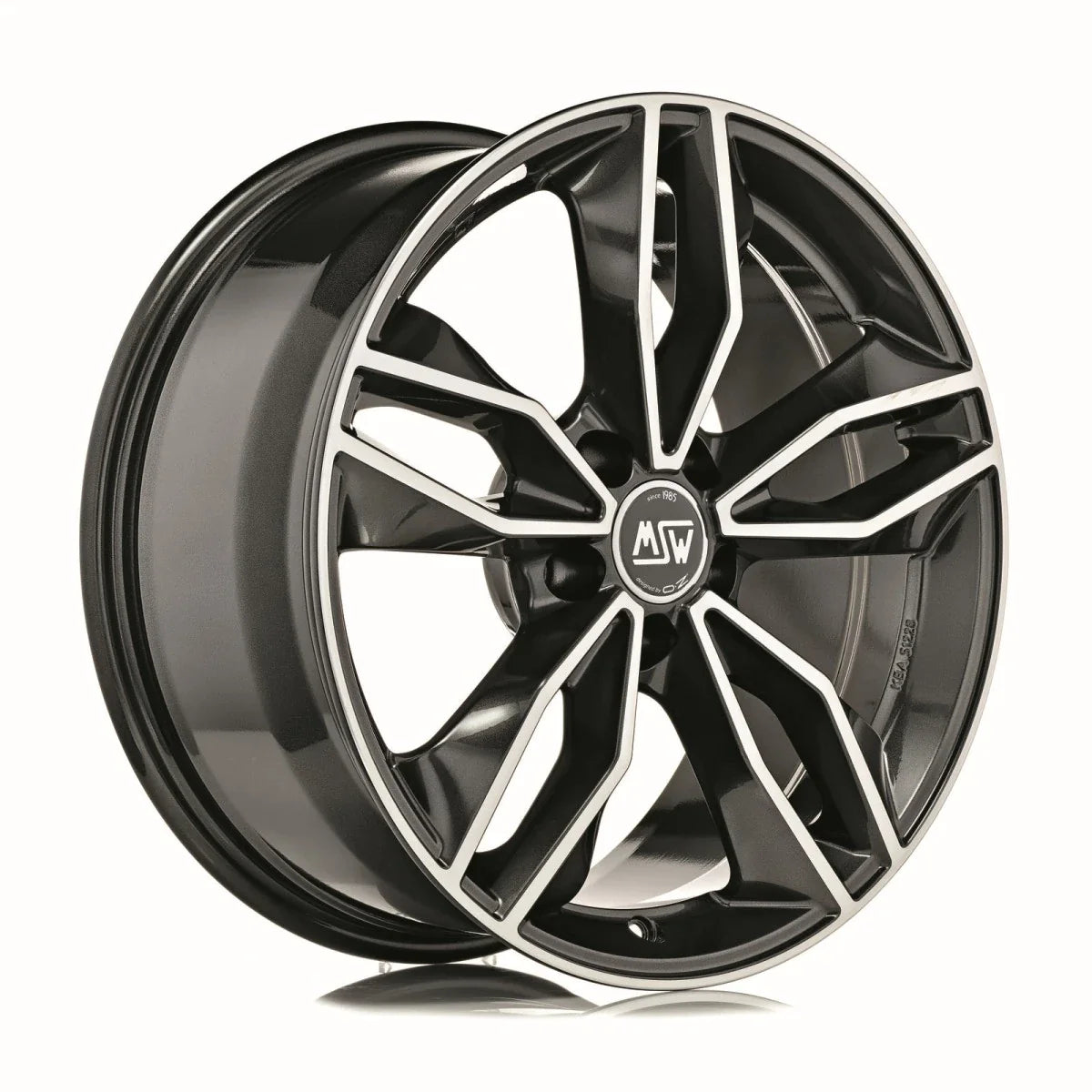 Alu kola MSW 71 7.5x17 5x112 ET50 Gloss Dark Grey Full Polished