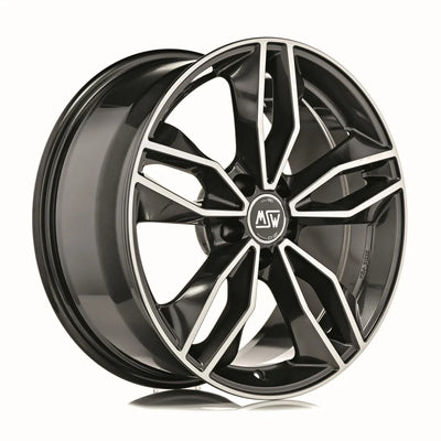 Alu kola MSW 71 8.5x19 5x114.3 ET35 Gloss Dark Grey Full Polished | Wheelsup.cz