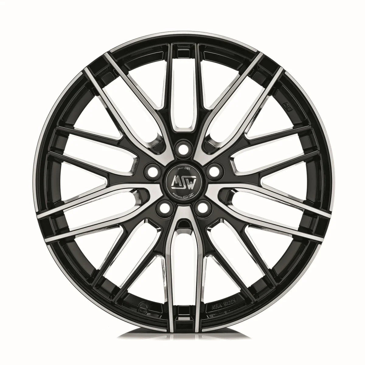 Alu kola MSW 72 8x18 5x112 ET50 Gloss Black Full Polished