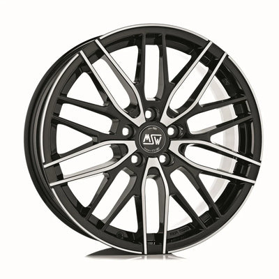 Alu kola MSW 72 8x18 5x112 ET35 Gloss Black Full Polished | Wheelsup.cz