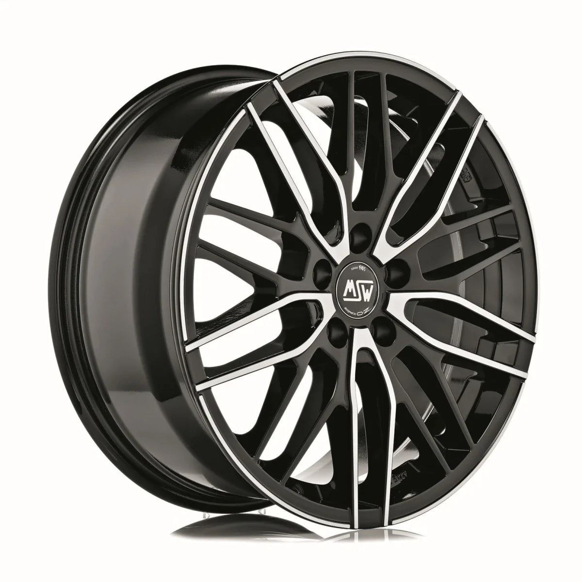 Alu kola MSW 72 7x17 5x120 ET45 Gloss Black Full Polished