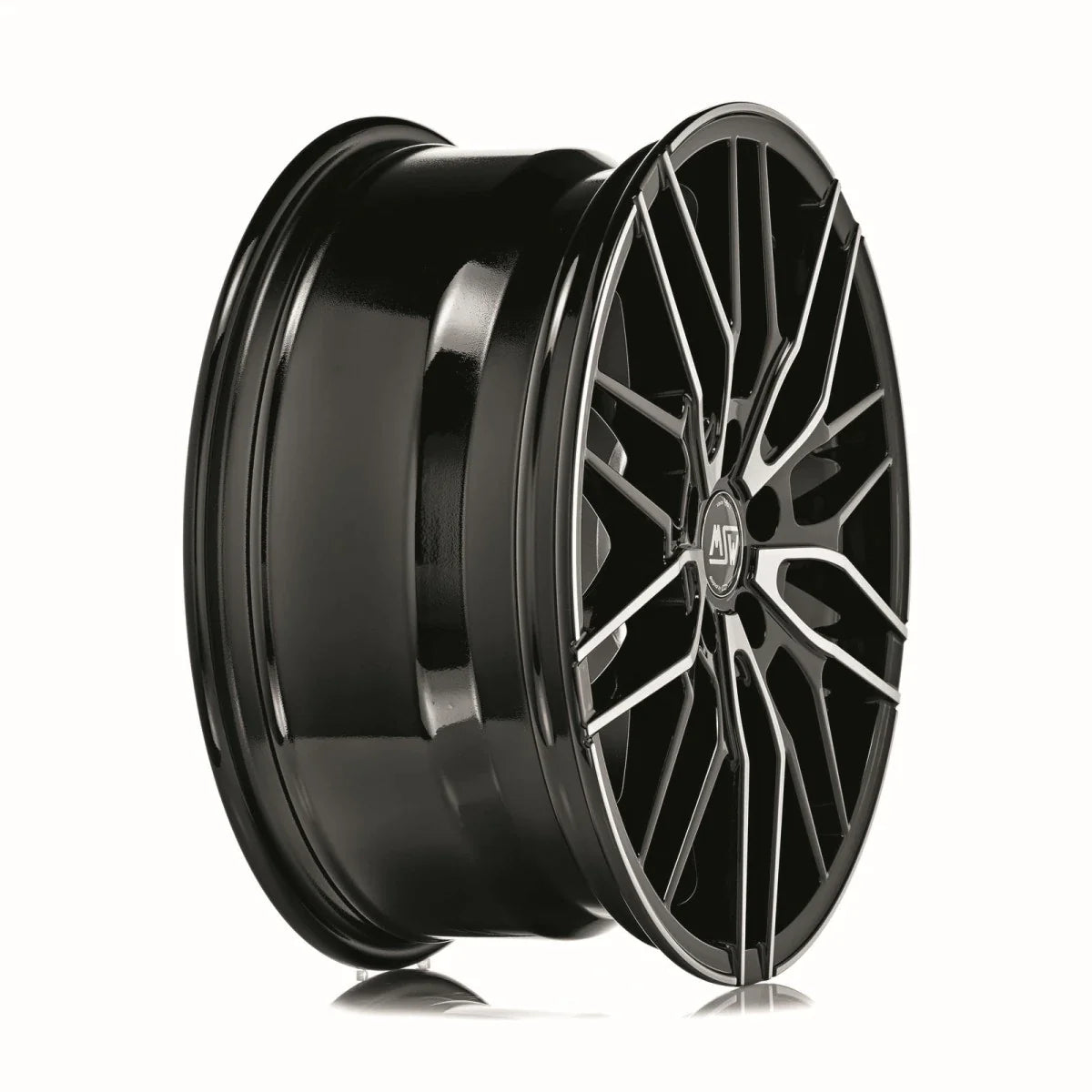 Alu kola MSW 72 7x17 5x112 ET35 Gloss Black Full Polished