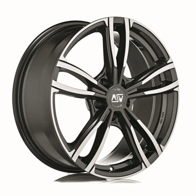 Alu kola MSW 73 8x19 5x120 ET29 Gloss Dark Grey Full Polished | Wheelsup.cz
