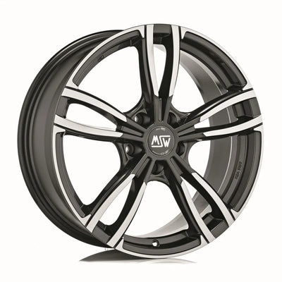 Alu kola MSW 73 7.5x17 5x120 ET43 Gloss Dark Grey Full Polished | Wheelsup.cz