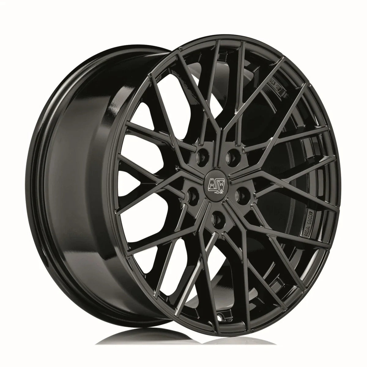 Alu kola MSW 74 9.5x20 5x120 ET42 Gloss Black