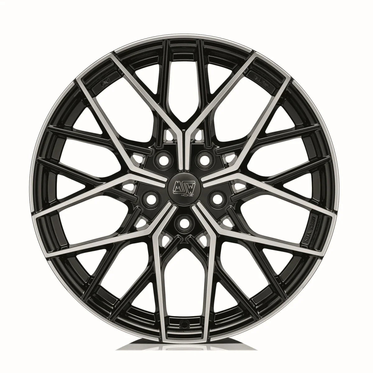 Alu kola MSW 74 8.5x20 5x114.3 ET45 Gloss Black Full Polished