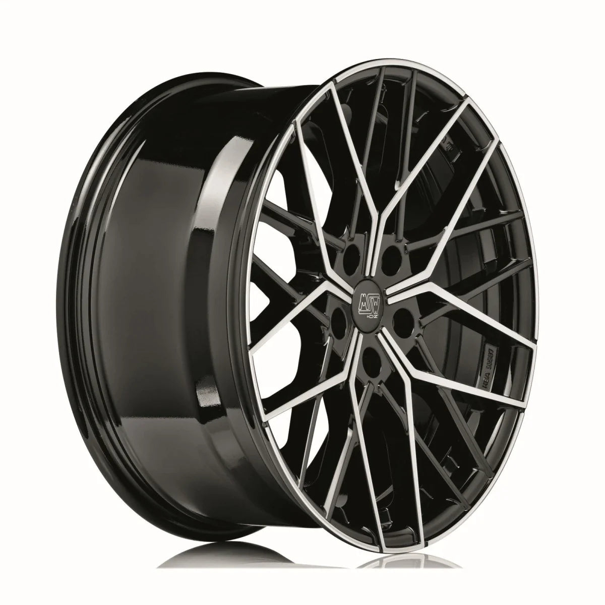 Alu kola MSW 74 8.5x20 5x114.3 ET45 Gloss Black Full Polished