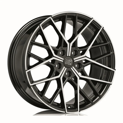 Alu kola MSW 74 8x19 5x120 ET45 Gloss Black Full Polished | Wheelsup.cz