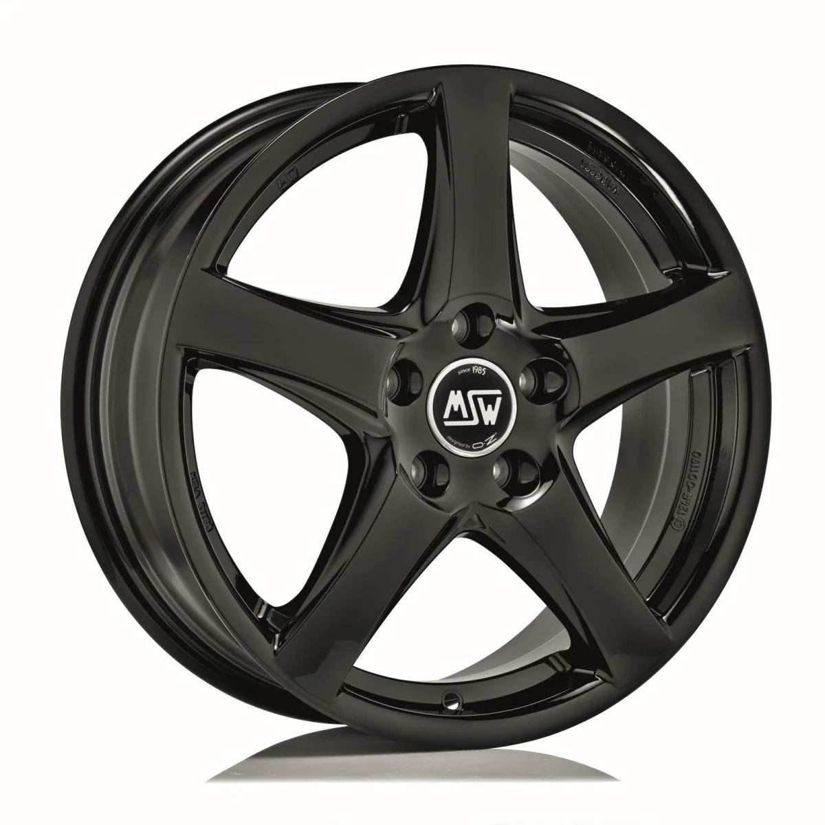 Alu kola MSW 78 6.5x17 5x112 ET46 Gloss Black