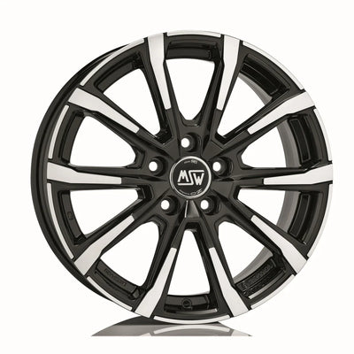 Alu kola MSW 79 7x17 5x112 ET45 Gloss Black Full Polished | Wheelsup.cz