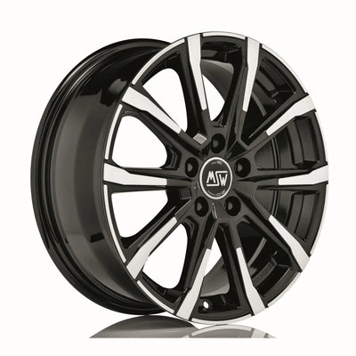 Alu kola MSW 79 7x18 5x112 ET43 Gloss Black Full Polished | Wheelsup.cz