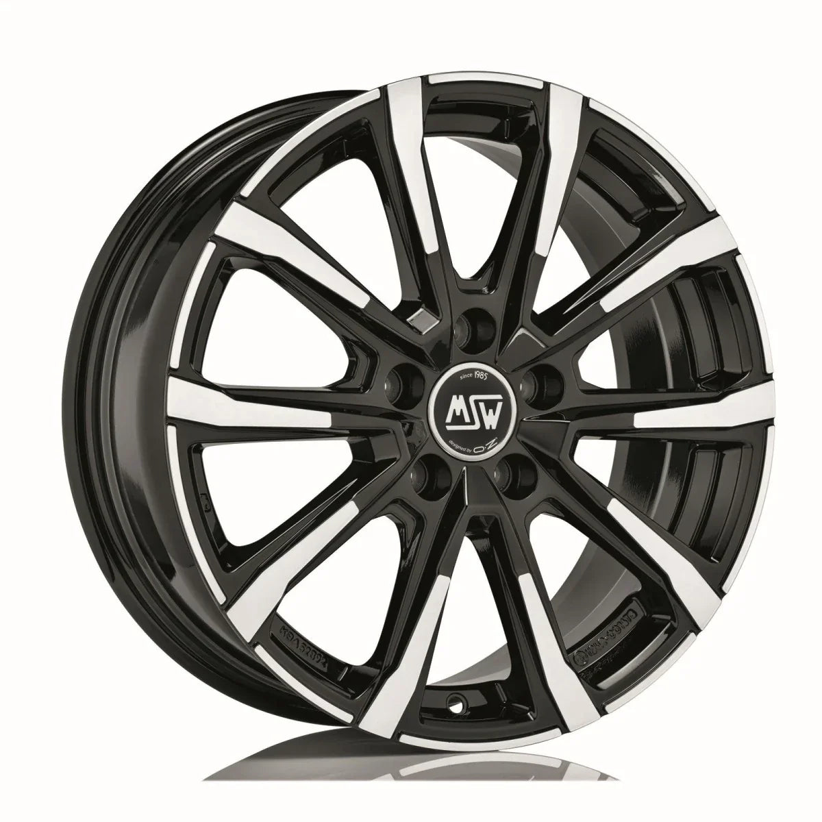 Alu kola MSW 79 7x18 5x114.3 ET50 Gloss Black Full Polished