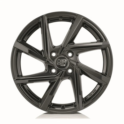 Alu kola MSW 80-4 6.5x16 4x100 ET45 Gloss Black | Wheelsup.cz