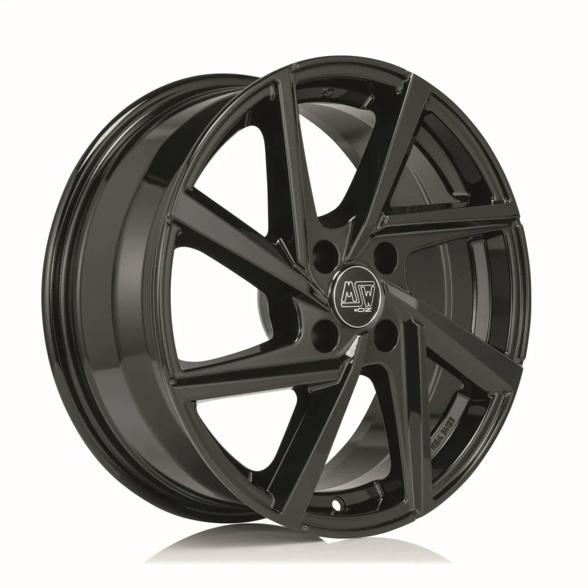 Alu kola MSW 80-4 6.5x16 4x100 ET35 Gloss Black