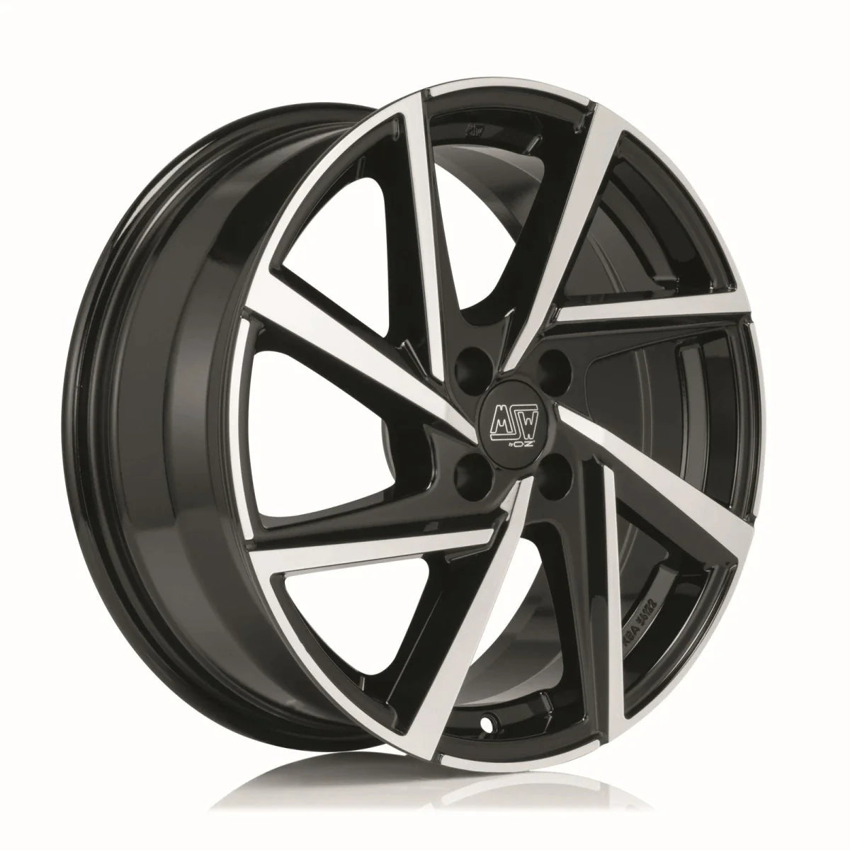 Alu kola MSW 80-4 6.5x16 4x100 ET45 Gloss Black Full Polished