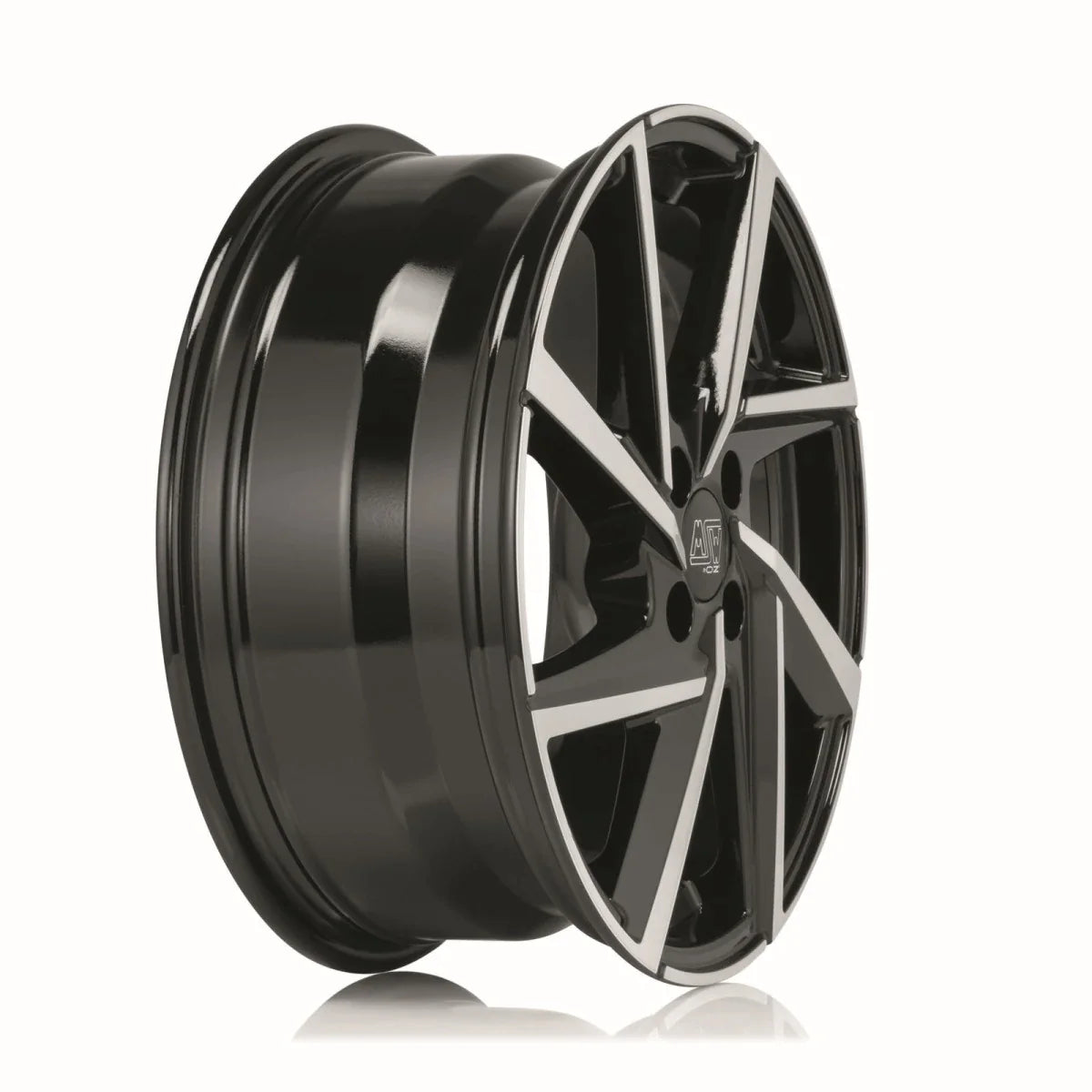 Alu kola MSW 80-4 6.5x16 4x100 ET45 Gloss Black Full Polished