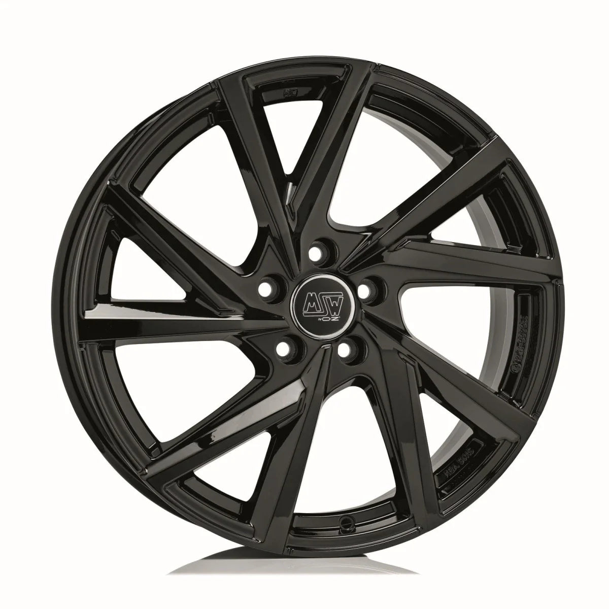 Alu kola MSW 80-5 7.5x19 5x114.3 ET40 Gloss Black