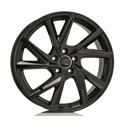 Alu kola MSW 80-5 8x18 5x108 ET42 Gloss Black | Wheelsup.cz