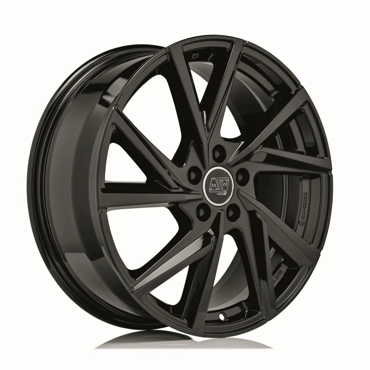 Alu kola MSW 80-5 7.5x18 5x108 ET45 Gloss Black