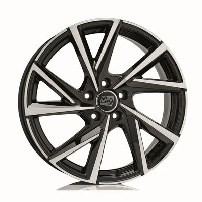 Alu kola MSW 80-5 7.5x19 5x112 ET50 Gloss Black Full Polished | Wheelsup.cz