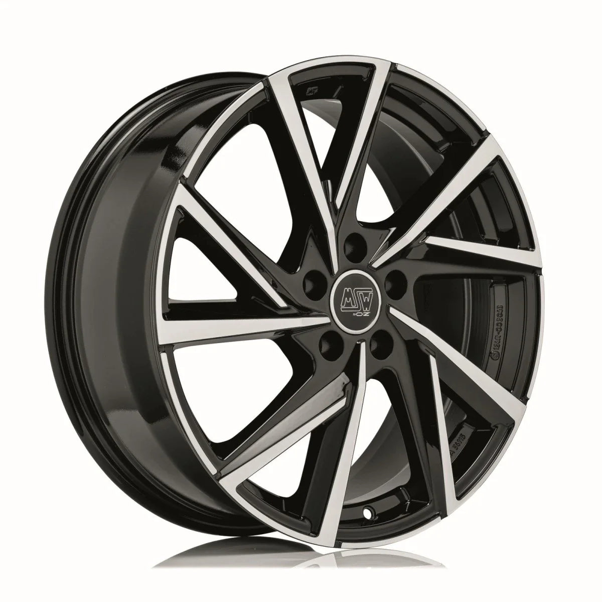 Alu kola MSW 80-5 8x18 5x108 ET55 Gloss Black Full Polished