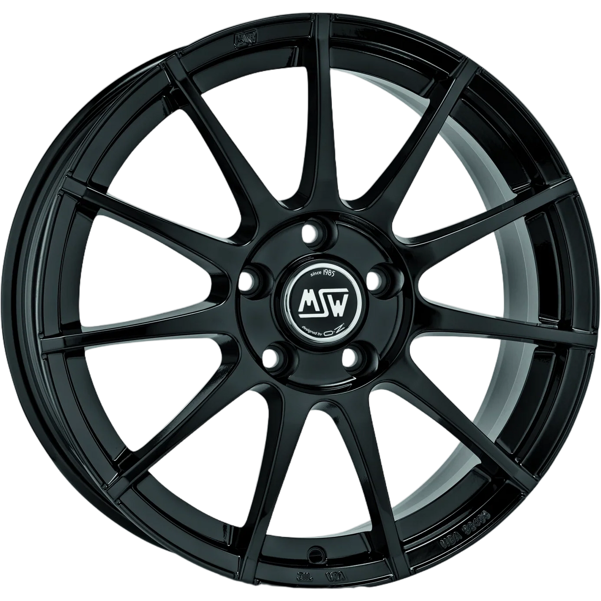 Alu kola MSW 85 5.5x14 4x100 ET35 63.4 černá – detail 2